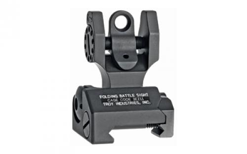 Troy BattleSight, Folding Rear Sight, Black Finish SSIG-FBS-R0BT-00