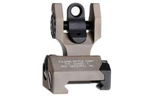 Troy BattleSight, Folding Rear Sight, Flat Dark Earth Finish SSIG-FBS-R0FT-00