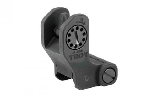 Troy BattleSight, Rear Fixed Sight, Fits Same Plane Rail Systems Only, Picatinny, Black Finish SSIG-FRS-R0BT-00