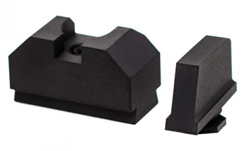 ZEV Technologies Sight Set, .300 Black Front, Co-Witness Black Rear SIGHT.SET-300-CW-B-CW-B