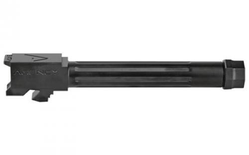 Agency Arms Mid Line Barrel, 9MM, Black Nitride Finish, Threaded And Fluted, Fits Glock 17 Gen 5 MGL17G5T-FDLC