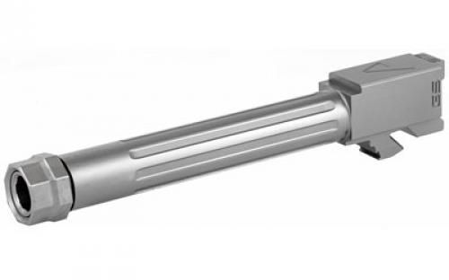 Agency Arms Mid Line Barrel, 9MM, Stainless Finish, Threaded And Fluted, Fits Glock 17 Gen 5 MLG17G5T-FSS