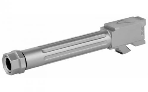 Agency Arms Mid Line Barrel, 9MM, Stainless Finish, Threaded And Fluted, Fits Glock 19 Gen 5 MLG19G5T-FSS
