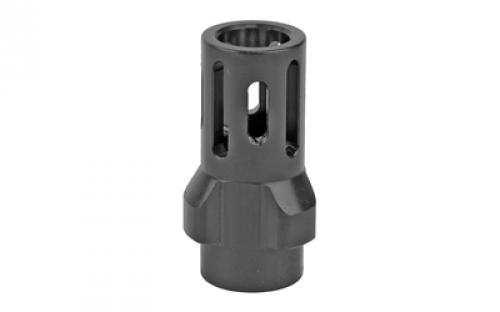 Angstadt Arms Flash Hider, 3 Lug, 9MM, 1/2x36 Threads, 1.42 Length, Nitride Finish, Black Color ANGAA093LHB36