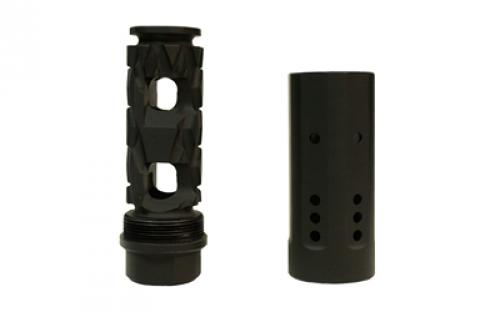 Armaspec Rifter, Linear Muzzle Brake, 223 Remington/556NATO, 1/2x28, Nitride Finish, Black ARM192-BLK