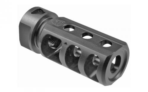 Fortis Manufacturing, Inc. RED Brake, Muzzle Brake, 9MM/350 Legend, 1/2x28, Black Nitride Finish 9MM-RED-M2-28