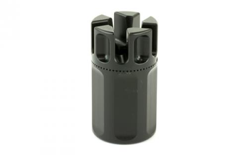 Primary Weapons Systems Primary Weapons Systems, Flash Suppressing Compensator, 223 Rem, For ShortBarreled Rifles, Black 3CQB12A1