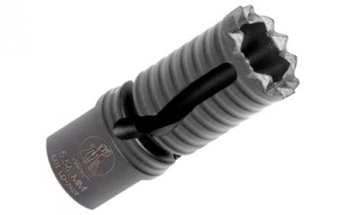 Troy Medieval Flash Suppressor, 556NATO, Fits AR Rifles, Black Finish SSUP-MED-05BT-00