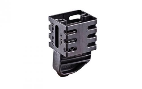 CAA MC16 Magazine Coupler, Fits AR-15/M16, 223 Rem/556NATO,Wide Gap Between Magazines, Lightweight, Screw Tightened, Aluminum, Black Finish MC16N