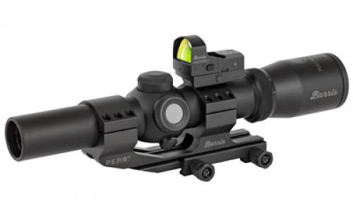 Burris Fullfield TAC30 Rifle Scope, 1-4X24, 30mm Ballistic CQ 5.56 Illuminated Reticle, comes with FastFire II & P.E.P.R. Mount, Matte Finish 200433-FF