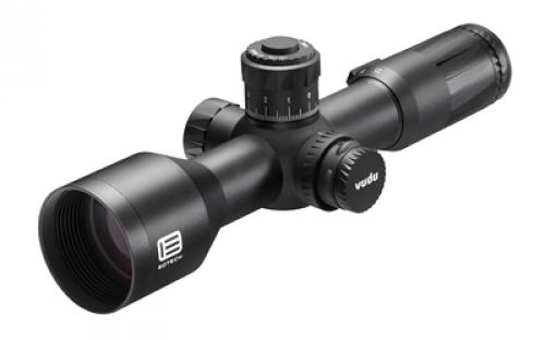 EOTech Vudu Rifle Scope, 5-25X50mm, 34mm MD3-MRAD Illuminated Reticle, .1 MRAD, First Focal Plane, Black Finish VDU5-25FFMD3