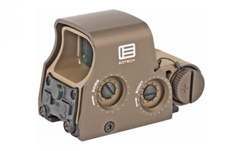 EOTech Tactical, Holographic, Non-Night Vision Compatible Sight, 68MOA Ring with 1MOA Dot, Tan Finish, Rear Buttons, includes CR123 Battery XPS2-0TAN