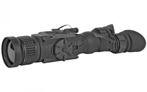 FLIR Built for long-range surveillance in complete darkness, the FLIR Command packs high-performance thermal imaging into a 50mm, 75mm, or 100mm lens bi-ocular. Commands ergonomic design offers comfort during sustained viewing periods while a rugged housing and FLIR Tau 2 thermal core generate dependable imagery in snow, dust, smoke, fog, and haze. TAT173BN4HELI31