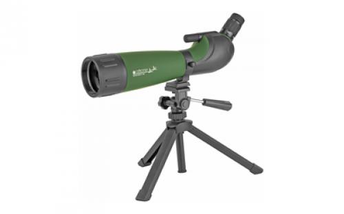 Konus KonuSpot-80, Spotting Scope, 20-60X80, 42.32oz, Green/Black Color, Includes Tripod, Storage Case, Smart Phone Adapter, Photo Adapter Tube 7126