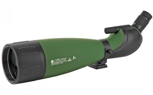 Konus KonuSpot-100, Spotting Scope, 20-60X100, 74oz, Green/Black Color, Includes Storage Case, Smart Phone Adapter, Photo Adapter Tube 7127