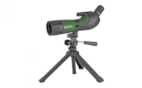 Konus KonuSpot-65, Spotting Scope, 15-45X65, 31.7oz, Green/Black Color, Includes Tripod, Storage Case, Smart Phone Adapter, Photo Adapter Tube 7128