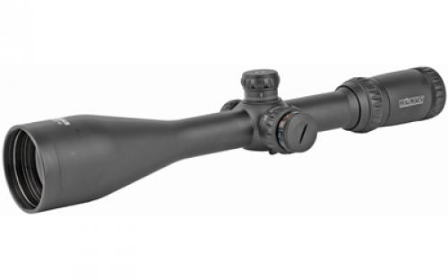Konus KonusPro Empire, Rifle Scope, 5-30X56, Engraved/Illuminated 1/2 Mil-Dot Reticle, Black Color, 30mm Main Tube, Includes 4 Removable Sunshade and Flip Up Lens Covers 7187