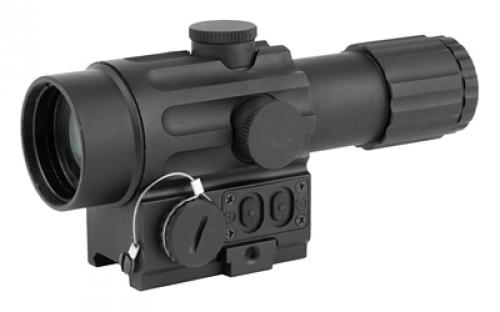 NCSTAR 4X34MM with Offset Green Dot, 4X Magnification, 34mm Objective Lens, Black, 3 MOA Green Dot VDUO434DGB