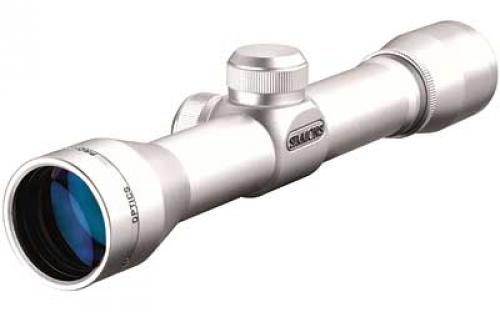 Simmons ProHunter Handgun Scope, 4X32, 1, TruPlex Reticle, 0.25 in @ 100 yd, Silver 807739