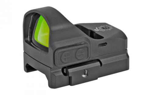 Truglo TRU-TEC Micro Red Dot, 1X23, 3MOA, 23mm X 17mm Multi-Coated Objective Lens, Matte Black, Hardshell Cover and Picatinny Mount, CR2032 Battery Included TG8100B