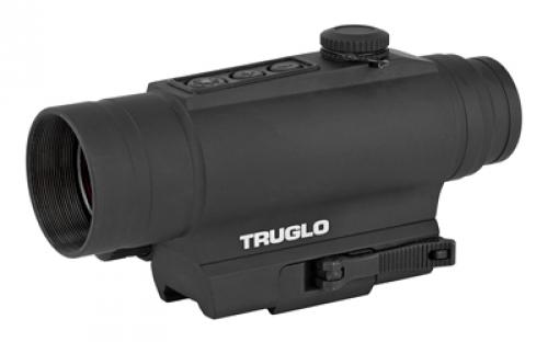 Truglo Tru-Tec, Red Dot, 30mm, Fits Picatinny/Weaver, 2MOA Reticle, Black Finish, 520nm Green Laser, Quick Detach Mounting System TG8130GN
