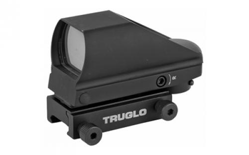 Truglo Tru-Brite Red Dot, Fits Picatinny, Black Finish, 8 Reticle Choices, Dual Color Reticle Illumination, Innovative Compact Design TG8380B