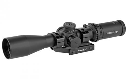 Truglo EMINUS Rifle Scope, 3-9X40mm, 30mm Main Tune T.P.R. (Illuminated TacPlex Reticle, APTUS-M1 1 Piece Base Throw Lever, Black Finish TG8539TLR
