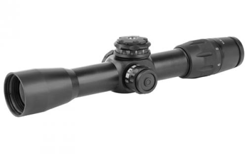 US Optics B-10 Rifle Scope, 1.8-10x42mm, 34mm, Digital Red FFP MOA Scale Type 1 Reticle, 100 Click Elevation Knob and US#5 Windage Knob with 1/4 IPHY Adjustment B-10 MOA