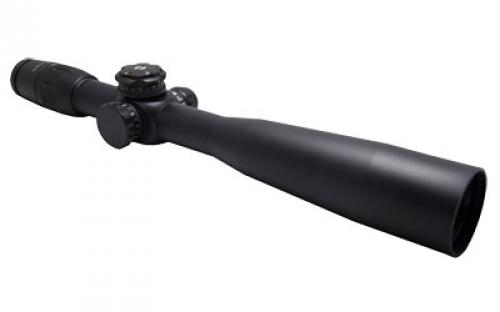US Optics B-25 Rifle Scope, 5-25x52mm, 34mm, Digital Red FFP HORUS H37 Reticle, 100 Click Elevation Knob and US#5 Windage Knob with 1/10 MIL Adjustment. B-25 H37