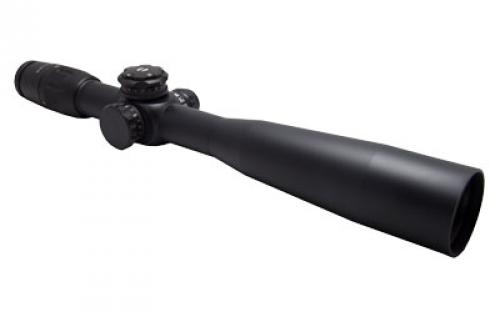 US Optics B-25 Rifle Scope, 5-25x52mm, 34mm, Digital Red FFP HORUS H59 Reticle, 100 Click Elevation Knob and US#5 Windage Knob with 1/10 MIL Adjustment. B-25 H59