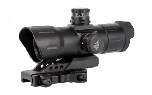 Leapers, Inc. - UTG Sight, 6, 38mm, Fits Picatinny, Black Finish, Red/Green CQB Dot, ITA-Instant Target Aiming, with Offset QD Mount SCP-TDSDQ