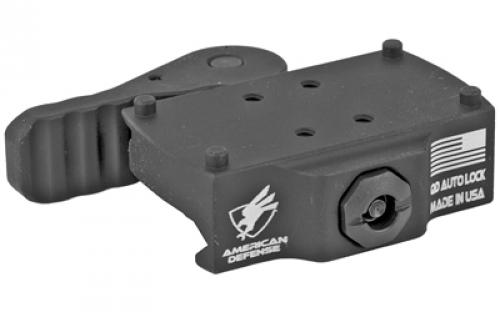 American Defense Mfg. Mount, Quick Detach, Fits Burris Fastfire, Black AD-22-STD