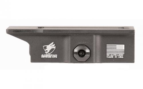 American Defense Mfg. AD-510C, Optic Mount, Lower 1/3 Height, Anodized Finish, Black, Quick Release, Fits Holosun 510C AD-510C-11-STD