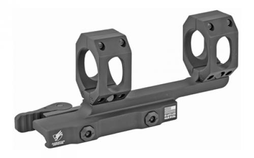 American Defense Mfg. AD-RECON Scope Mount, Dual Quick Detach, Vertical Spit Rings, 2 Offset, 30MM, Standard Height, Black AD-RECON-30-STD