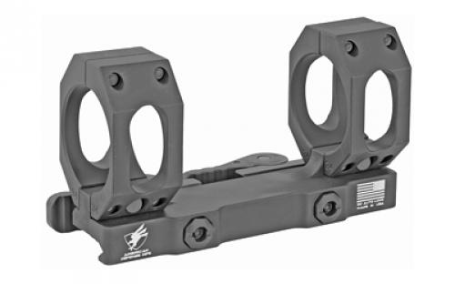 American Defense Mfg. AD-RECON-SL Scope Mount, Dual Quick Detach, Vertical Spit Rings, 2 Offset, 34MM, High Height, Titanium Lever System, Black AD-RECON-SL-34-STD