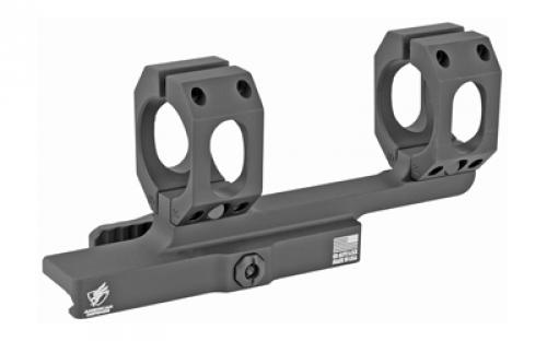 American Defense Mfg. AD-Scout Mount, Quick Detach, Vertical Split Rings, 2 Offset, 30MM, Black AD-SCOUT-30-STD