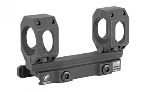 American Defense Mfg. AD-Recon-S Scope Mount, Dual Quick Detach, Vertical Spit Rings, 30MM, Standard Height, Black AD-RECON-S-30-STD