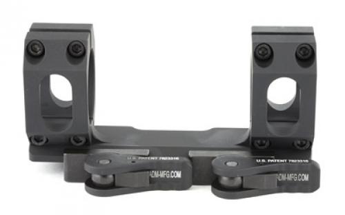 American Defense Mfg. AD-Recon-SL Scope Mount, Dual Quick Detach, Vertical Spit Rings, 30MM, Low Height, Black AD-RECON-SL-30-STD